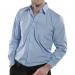 Beeswift Classic Long Sleeve Shirt Sky Blue 14.5 BSW02096