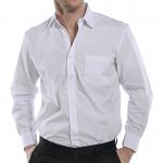 Beeswift Classic Long Sleeve Shirt White 14.5 BSW02175