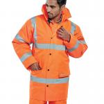 Beeswift Constructor High Visibility Jacket Orange 5XL BSW02186