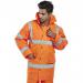 Beeswift Constructor High Visibility Jacket Orange 5XL BSW02186