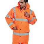 Beeswift Constructor High Visibility Jacket Orange 5XL CTJENGOR5xL BSW02186