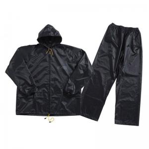 JCB Two-Piece Rainsuit Black XL DAA-XL BSW02507