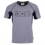 JCB Trade T-Shirt GreyBlack XL BSW02698