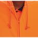 Beeswift Zip Up Hooded High Visibility Sweatshirt Orange S BSHSSENORS BSW02892