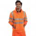 Beeswift Zip Up Hooded High Visibility Sweatshirt Orange M BSHSSENORM BSW02893