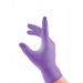 Beeswift Nitrile Disposable Gloves Powder Free (Pack of 1000) Purple L BSW03072