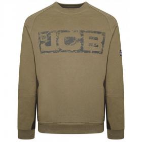 JCB Trade Crew Sweatshirt Olive M BSW03226