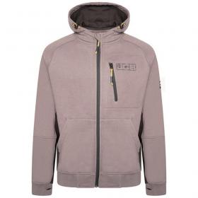 JCB Trade Zip Thru Hoodie Grey M DK9S-M BSW03245
