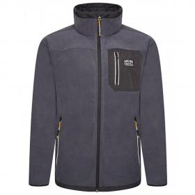 JCB Trade Fleece Full Zip Steel Blue M BSW03376