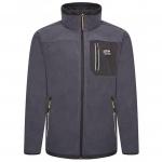 JCB Trade Fleece Full Zip Steel Blue M DB7O-M BSW03376