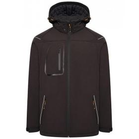 JCB Trade Hooded Softshell Black M BSW03400