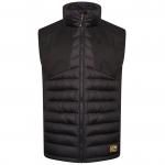 JCB Trade Hybrid Padded Gilet Black S BSW03464