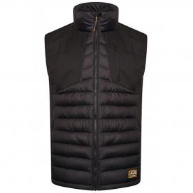 JCB Trade Hybrid Padded Gilet Black M D-MN-M BSW03465