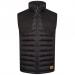 JCB Trade Hybrid Padded Gilet Black XL BSW03467