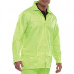 Beeswift Nylon B-Dri Weather Proof Jacket Saturn Yellow L BSW03854