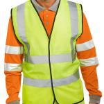 Beeswift High Visibility Waistcoat Full App G BSW03875