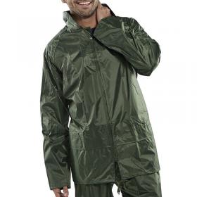 Beeswift Nylon B-Dri Weather Proof Jacket Olive Green 2XL BSW03981