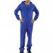 Beeswift Super Click Hooded Boilersuit Royal Blue 36 BSW04150