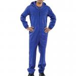 Beeswift Super Click Hooded Boilersuit Royal Blue 42 BSW04153