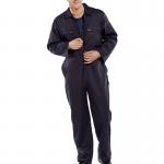 Beeswift Super Click Heavyweight Boilersuit Navy Blue 36 BSW04166