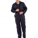 Beeswift Super Click Heavyweight Boilersuit Navy Blue 42 PCBSHWN42 BSW04169