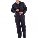 Beeswift Super Click Heavyweight Boilersuit Navy Blue 54 PCBSHWN54 BSW04175