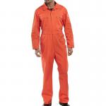 Beeswift Super Click Heavyweight Boilersuit Orange 36 BSW04177