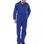 Beeswift Super Click Heavyweight Boilersuit Royal Blue 38 BSW04190