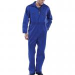 Beeswift Super Click Heavyweight Boilersuit Royal Blue 46 BSW04194