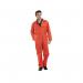 Beeswift Click Polycotton Boilersuit Orange 34 Inch BSW04235