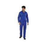 Beeswift Click Polycotton Boilersuit Royal Blue 32 Inch BSW04246