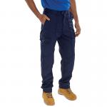 Beeswift Super Click Drivers Trousers Navy Blue 30 BSW04551