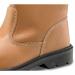 Beeswift Lined Steel Toe Leather Upper Rigger Boots 1Pr Tan 12 RBLS12 BSW05104