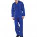 Beeswift Click Polycotton Regular Boilersuit Royal Blue 36 BSW05172