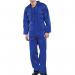 Beeswift Click Polycotton Regular Boilersuit Royal Blue 44 RPCBSR44 BSW05176