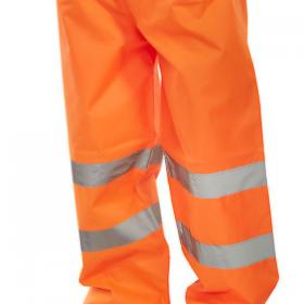 Beeswift High Visibility Traffic Trousers Orange S BSW06068