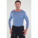 Beeswift Long Sleeve Thermal Vest Blue L BSW06095