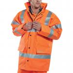 Beeswift 4 In 1 High Visibility Jacket and Bodywarmer Orange L BSW06140