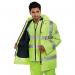 Beeswift 4 In 1 High Visibility Jacket and Bodywarmer Saturn Yellow L BSW06148