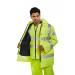 Beeswift 4 In 1 High Visibility Jacket and Bodywarmer Saturn Yellow 2XL BSW06152