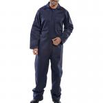 Beeswift Fire Retardant Boilersuit Navy Blue 38 CFRBSN38 BSW06387