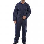 Beeswift Fire Retardant Boilersuit Navy Blue 40 CFRBSN40 BSW06388