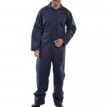 Beeswift Fire Retardant Boilersuit Navy Blue 50 CFRBSN50 BSW06393