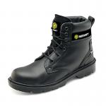 Beeswift Click Smooth 6 Inch Leather Boots 1Pr Dual Density PU Steel Toe Cap Black 10 CF2BL10 BSW06417