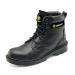 Beeswift Click Smooth 6 Inch Leather Boots 1Pr Dual Density PU Steel Toe Cap Black 10 CF2BL10 BSW06417
