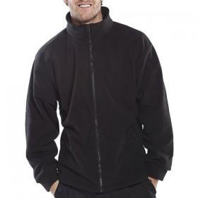 Beeswift Standard Full Zip Fleece Jacket Black Size 4XL BSW06680