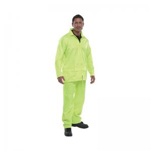 Beeswift Nylon B-Dri Weatherproof Suit Saturn Yellow Small NBDSSYS
