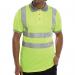Beeswift High Visibility Short Sleeve Polo Shirt Saturn Yellow 4XL BPKSENSY4XL BSW06873