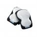 Beeswift B-Brand Poly Ridged Knee Pads 1 Pair WhiteBlack BBKP03 BSW06900