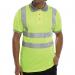 Beeswift High Visibility Short Sleeve Polo Shirt Saturn Yellow S BPKSENSYS BSW09097